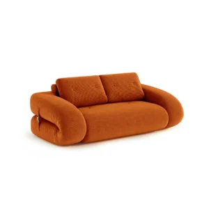 Double sofa Bed-Orange