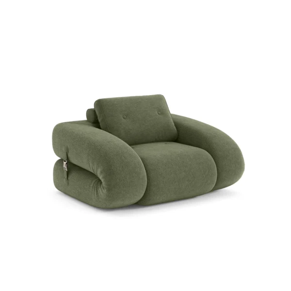 Single Sofa Bed-Forest Green 120cm