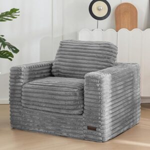 A modern casual lazy sofa with washable sponge, compressed & vacuum-packed.