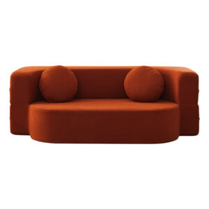 Sofa, living room, small-sized compressed sofa, home casual fabric sofa, nap double sofa, folding