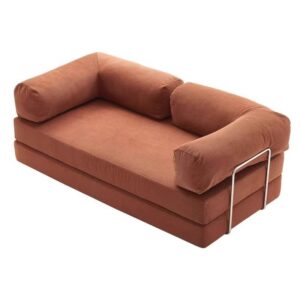 All-Sponge Corduroy Foldable Sofa Bed for Small Spaces