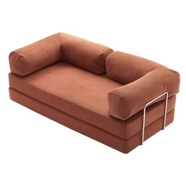 All-Sponge Corduroy Foldable Sofa Bed for Small Spaces