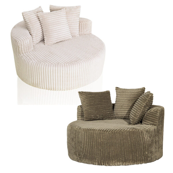 INS - Style Single - Person Round Compressed Fabric Sofa: Designer - Inspired Creative Small - Sized Sofa