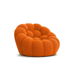 Nordic Minimalist Designer Bubble Sofa - Single/Double/Triple Seater, Ready-to-Assemble, Roche Bobois Style, Unique Villa Compressed Football Sofa